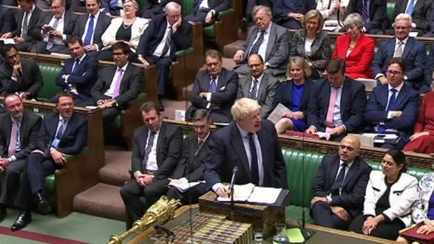 Boris Johnson in the Queen's Speech 2019