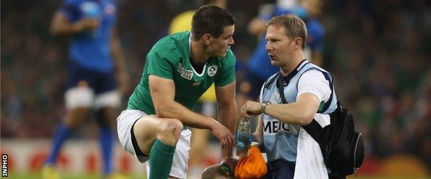 Ireland fly-half Johnny Sexton