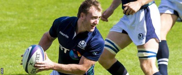 Stuart Hogg has been named in Scotland's line-up against Japan