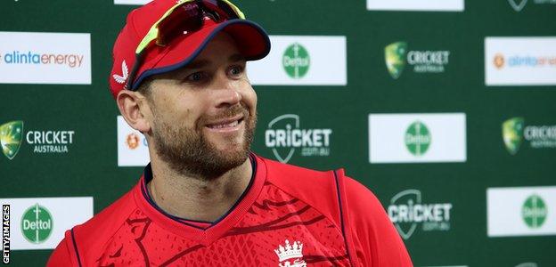 Dawid Malan smiles after the match