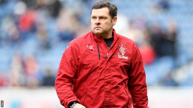 Rangers interim manager Graeme Murty