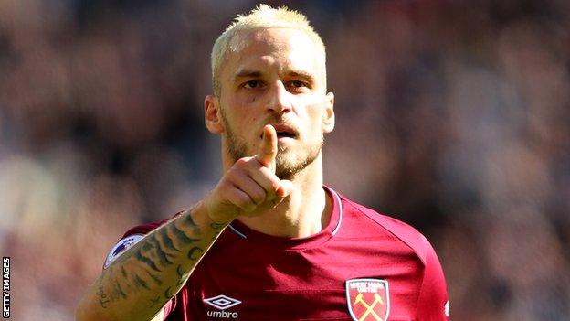 Arnautovic has eight goals in all competitions for West Ham this season