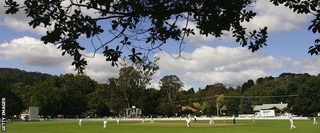 The Bradman Oval in Bowral