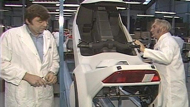 Sinclair C5 vehicle factory in Merthyr