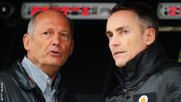 Ron Dennis and Martin Whitmarsh