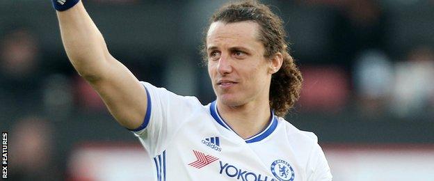 Chelsea defender David Luiz