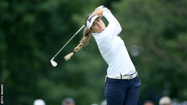 Hannah Green in the final round of the 2019 Women's PGA Championship