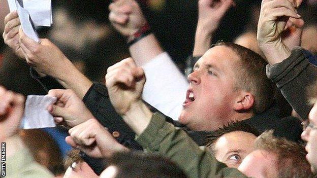 Arsenal fans vent their fury towards Ashley Cole during the game between Chelsea and the Gunners in December 2006, three months after he joined the Blues in exchange for £5m and William Gallas