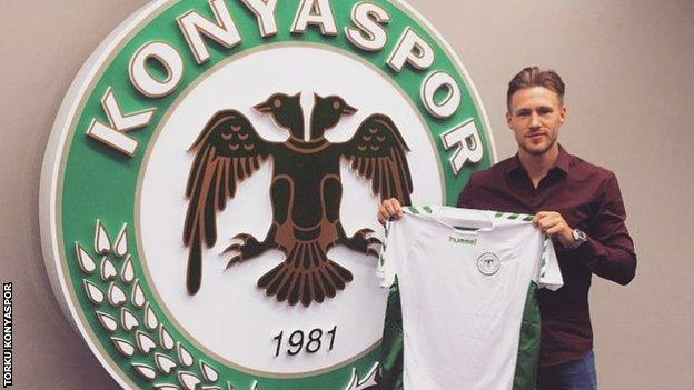 Barry Douglas with his Konyaspor strip