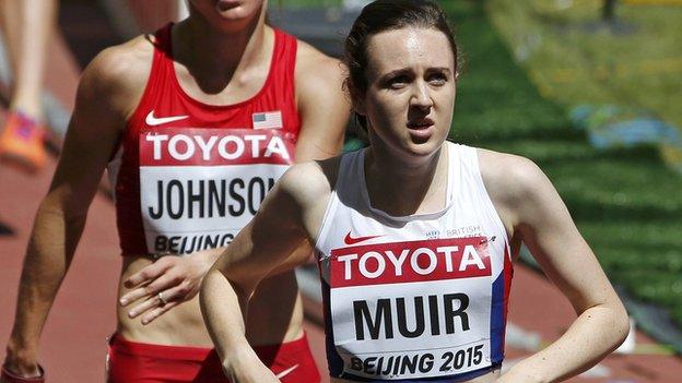 Laura Muir finishes fifth in China