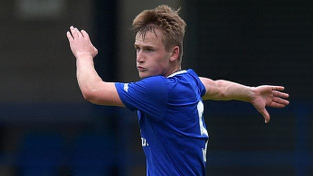 Everton Academy defender Callum Connolly