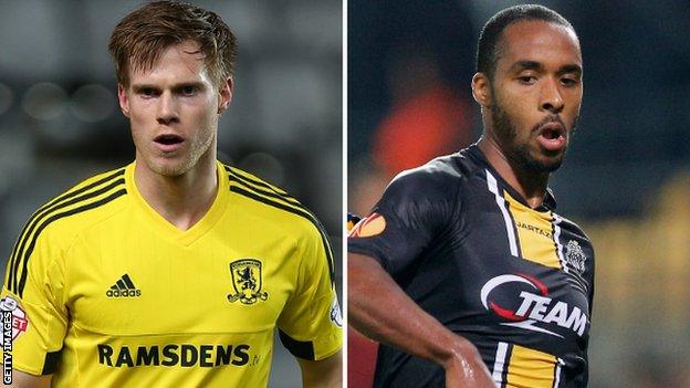 Tomas Kalas and Denis Odoi