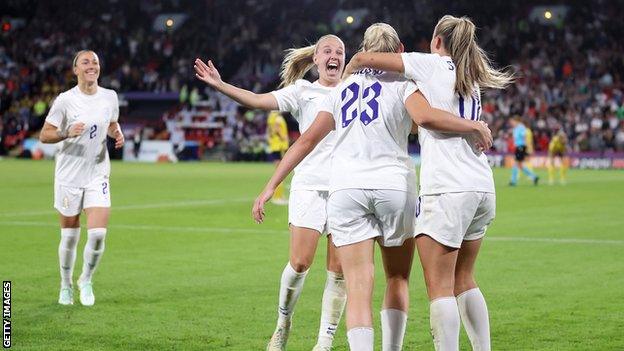 England celebrate