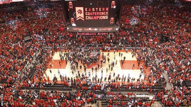 Toronto Raptors crowned Eastern Conference champions after victory over Milwaukee Bucks at the Scotiabank Arena