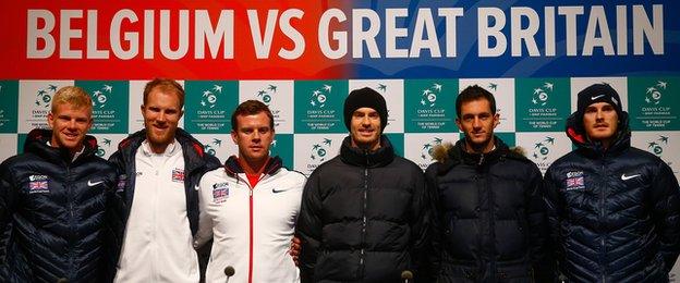 Great Britain's Davis Cup team