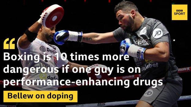 BBC Sport's Mike Costello spoke to Bellew about the bans handed out to those who fail drug tests in boxing