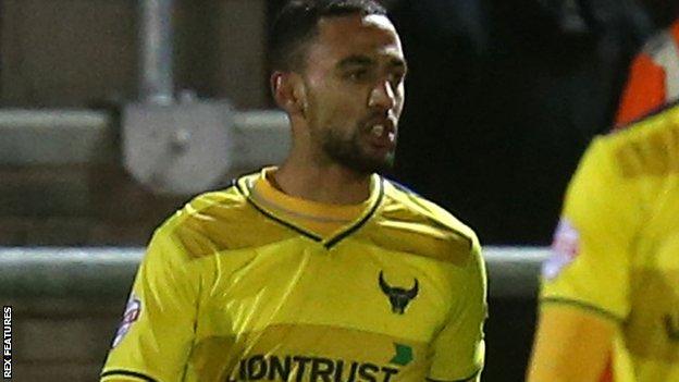 Oxford United midfielder Kemar Roofe