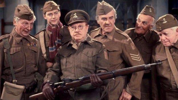 The original cast members of Dad's Army