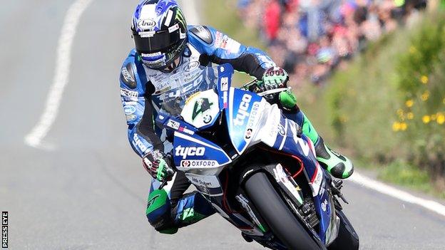 Ian Hutchinson is in his second season with the Tyco BMW team