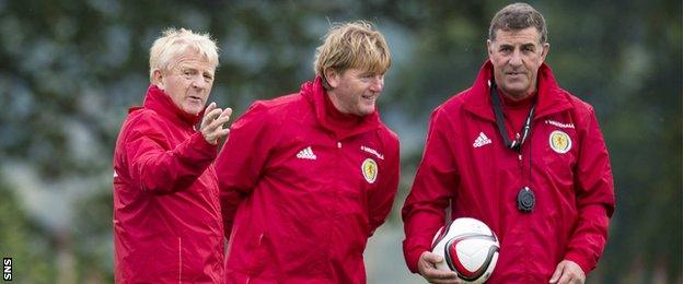 Gordon Strachan, Stuart McCall and McCall