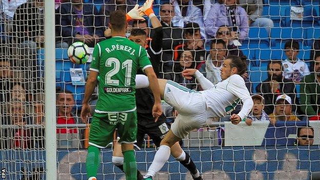 Bale hooked Real Madrid's opener inside the opening 10 minutes