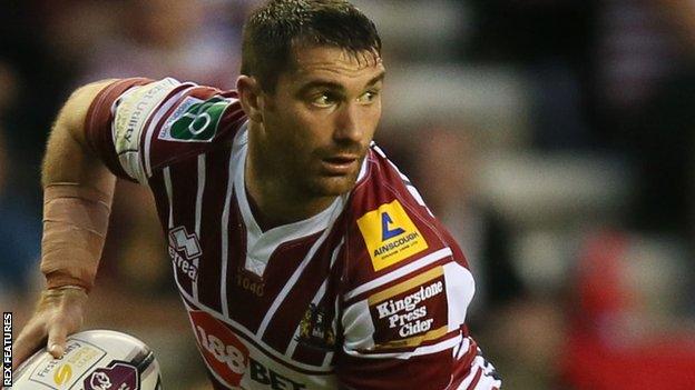 Matty Smith in action for Wigan