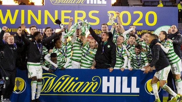 Holders Celtic have won the Scottish Cup four seasons running