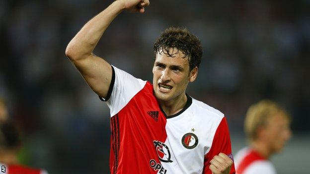 Feyenoord centre-back Eric Botteghin