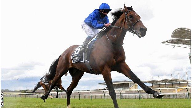 William Buick and Ghaiyyath win the Coronation Cup