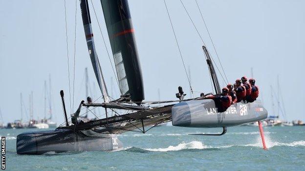 Ben Ainslie's Land Rover BAR team