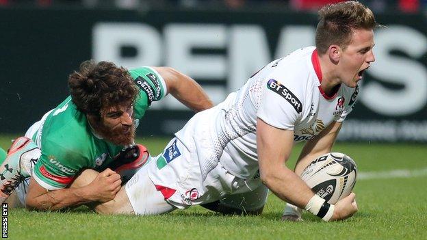 Wing Craig Gilroy signs a two-year contract extension at Ulster