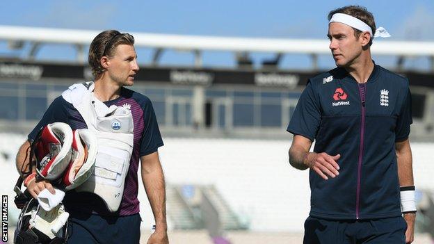 Joe Root and Stuart Broad