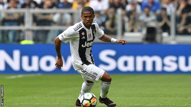 Douglas Costa playing for Juventus