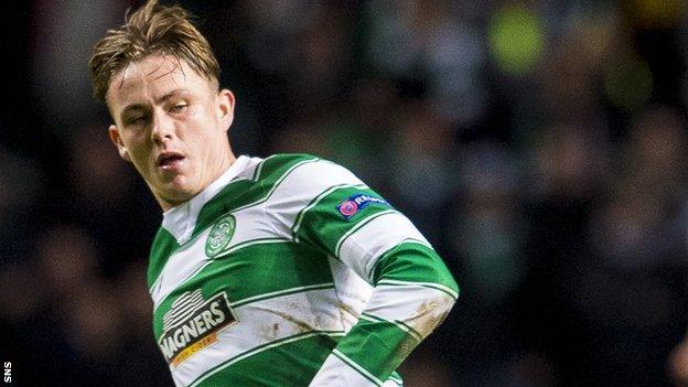 Celtic midfielder Scott Allan