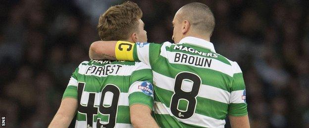 James Forrest and Scott Brown