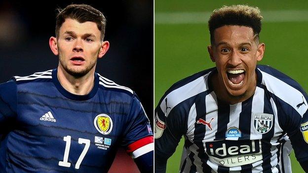 Oliver Burke and Callum Robinson