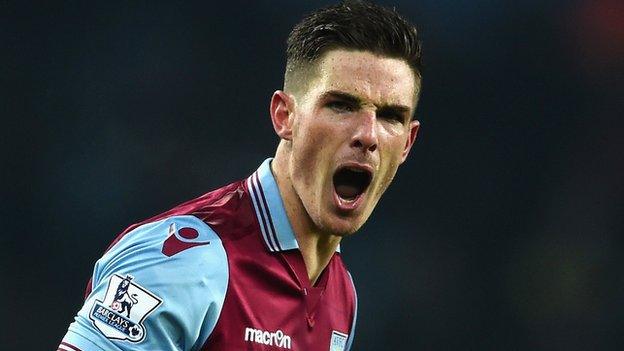 Aston Villa defender Ciaran Clark