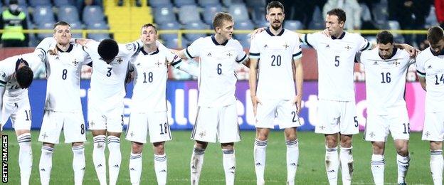 The penalty shoot-out in Sarajevo was the first in Northern Ireland's history