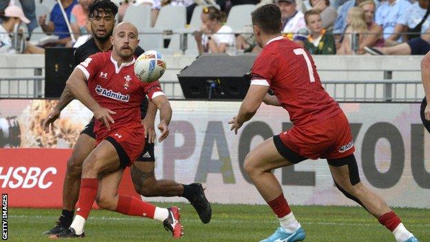 Luke Treharne was the top points scorer and played the most games for Wales during the 2019-20 World Sevens Series season before it was suspended