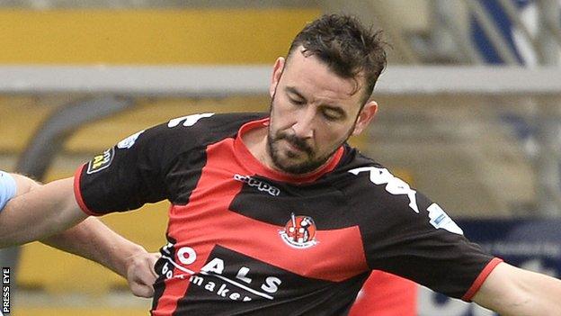 Michael Gault played 480 games for Linfield during his spell at Windsor Park