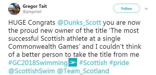 Gregor Tait tweet