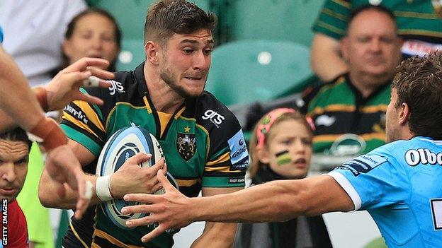 Premiership Northampton Saints 34 20 Gloucester Saints begin season with bonus point win BBC Sport