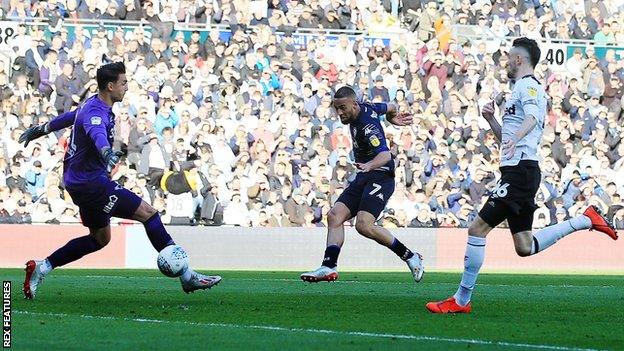 Kemar Roofe scored for Leeds United