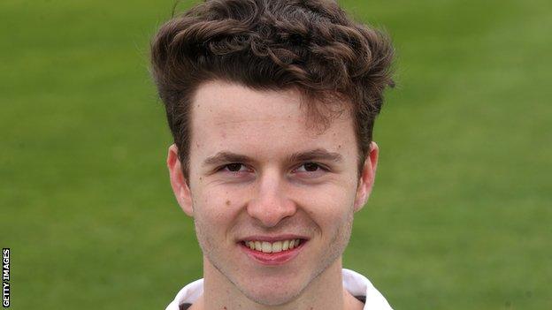 Derbyshire fast bowler Nick Potts.