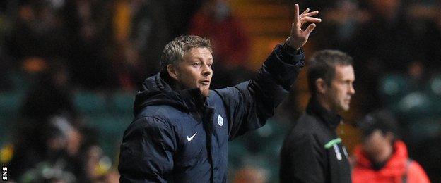 Molde manager Ole Gunnar Solskjaer