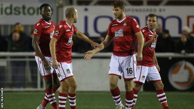 Wrexham players