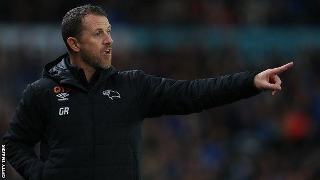 Derby County boss Gary Rowett