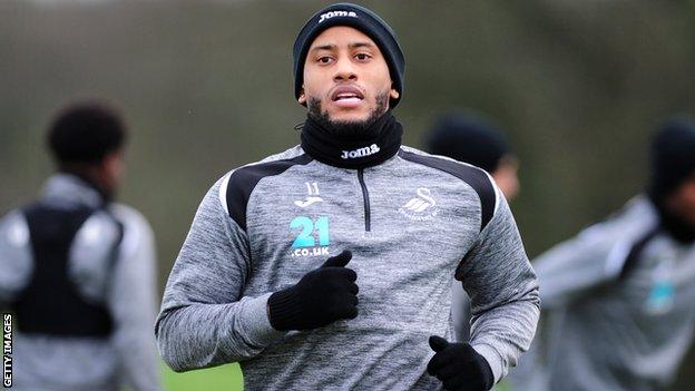 Luciano Narsingh played just twice for Swansea last season