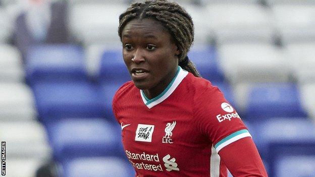 Rinsola Babajide in action for Liverpool