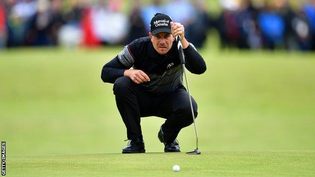 Henrik Stenson at Royal Troon